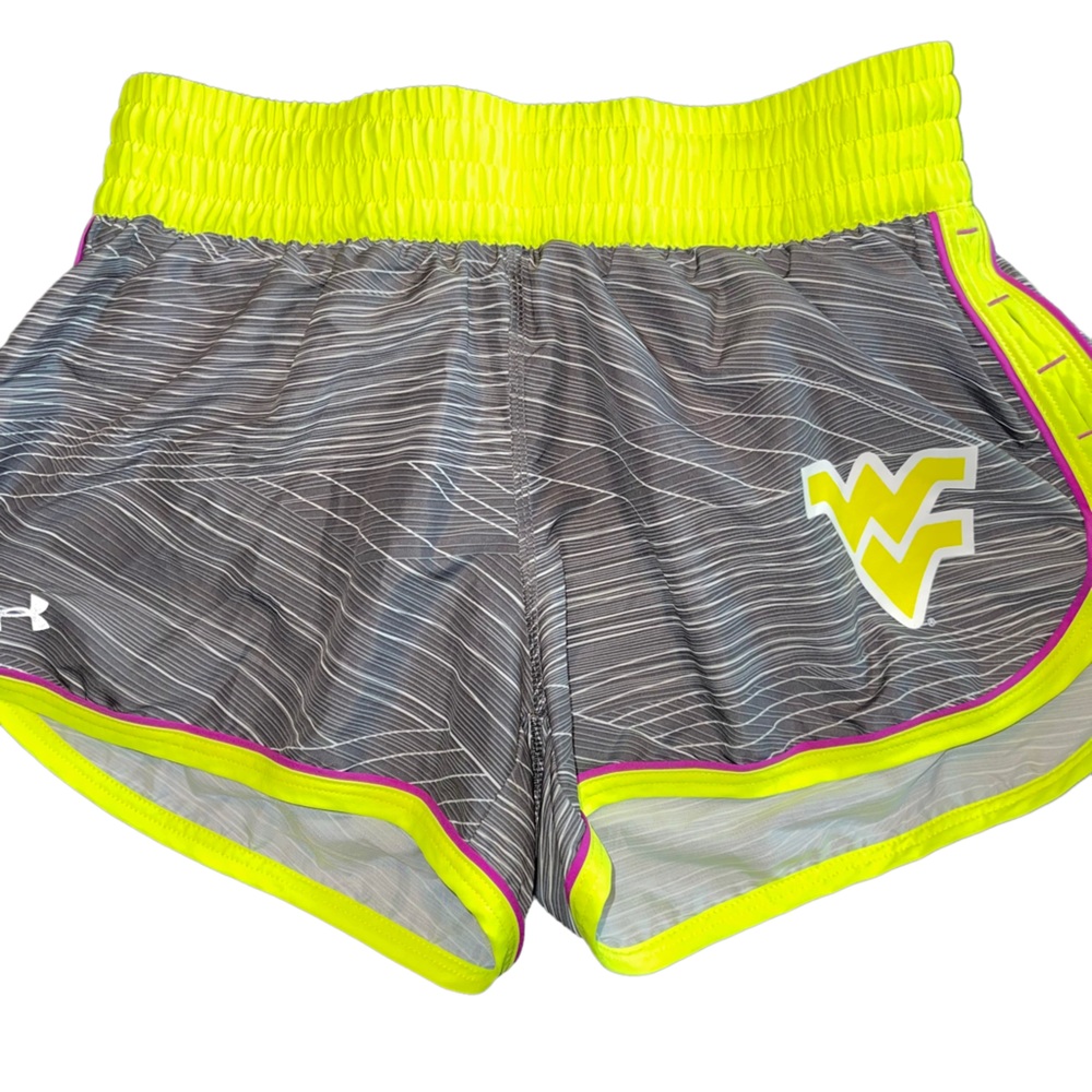 Under Armour Heat Gear Women’s Running Shorts Size Small West Virginia Logo